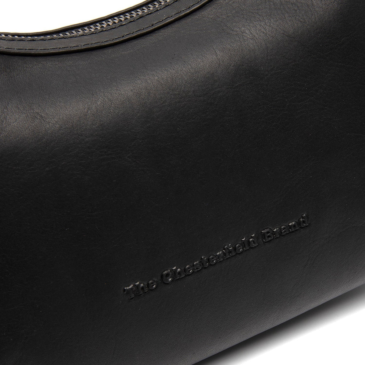 Classic 100% Full-Grain leather Bag - Rear Perspective Showing Reinforced Leather Straps &amp; Stitching