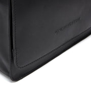 
Classic 100% Full-Grain leather Bag - Rückansicht mit verstärkten Lederträgern & handwerklichen Nähten