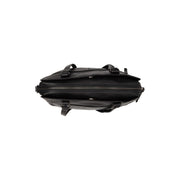 Pretoria Full-Grain Leather Shoulder Bag für Damen - Structured Side Profile Showing Gusset Depth &amp; Expansion Capacity