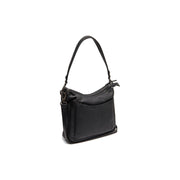Tivra Full-Grain Leather Shoulder Bag für Damen in Classic 100% Full-Grain Leather - Full Exterior Front Profile View | Online Kaufen