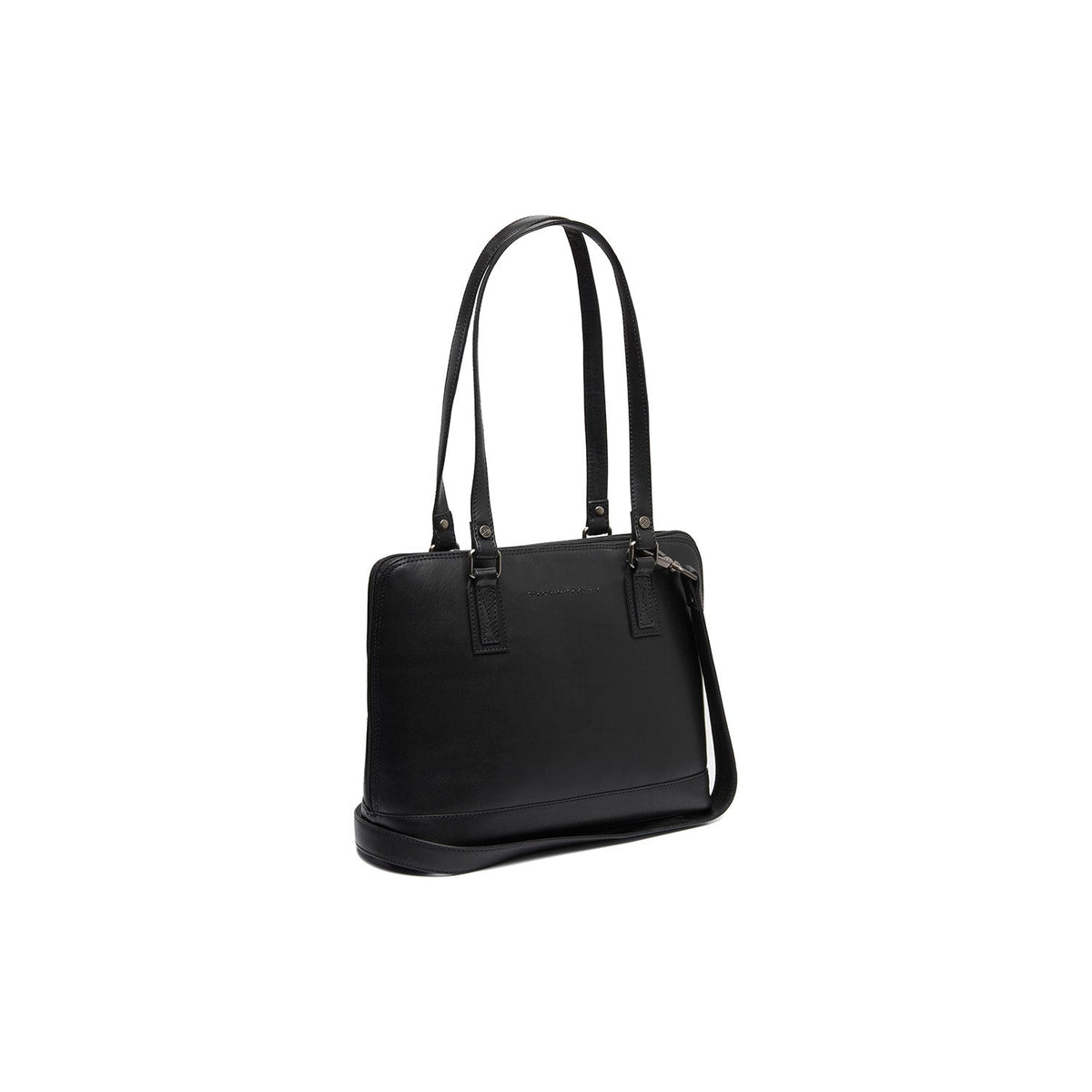 Viamonte Full-Grain Leather Shoulder Bag für Damen in Classic 100% Full-Grain Leather - Full Exterior Front Profile View | Online Kaufen