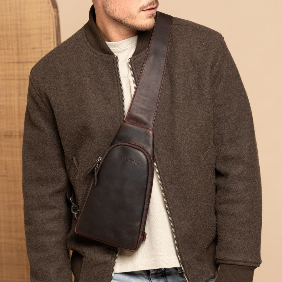 Leather Sling Bag Bowey für Damen – Zusätzliche Produktansicht 2