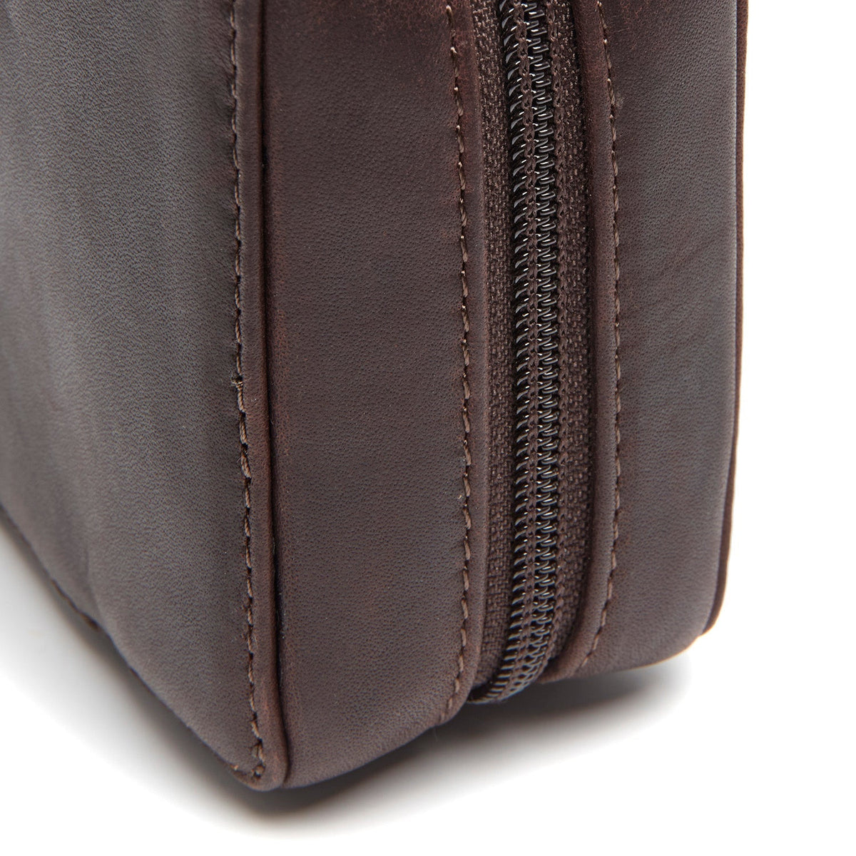 Brown Leather Tech-Organizer Ardan für Damen, detail view 1
