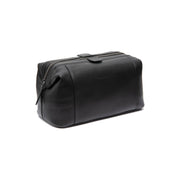Biassa Full-Grain Leather Toiletry Bag für Damen in Classic 100% Full-Grain Leather - Vorderansicht &amp; maßgeschneiderte Silhouette | Online Kaufen