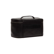 Tailored Rib Cuffs &amp; Hem Craftsmanship Construction Detail on Limone Full-Grain Leather Toiletry Bag für Damen