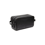 Stacey Full-Grain Leather Toiletry Bag für Damen in Classic 100% Full-Grain Leather - Vorderansicht &amp; maßgeschneiderte Silhouette | Online Kaufen