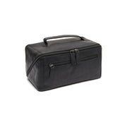 Trevia Full-Grain Leather Toiletry Bag für Damen in Classic 100% Full-Grain Leather - Vorderansicht &amp; maßgeschneiderte Silhouette | Online Kaufen