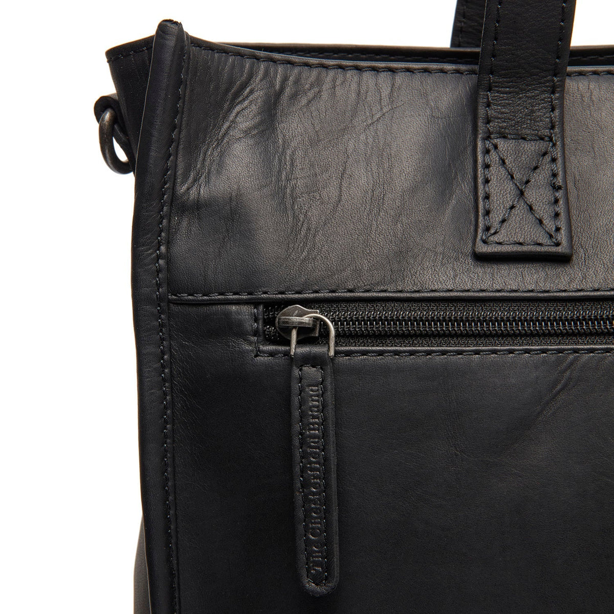 Adana Full-Grain Leather Tote Bag für Damen - Structured Side Profile Showing Gusset Depth &amp; Expansion Capacity
