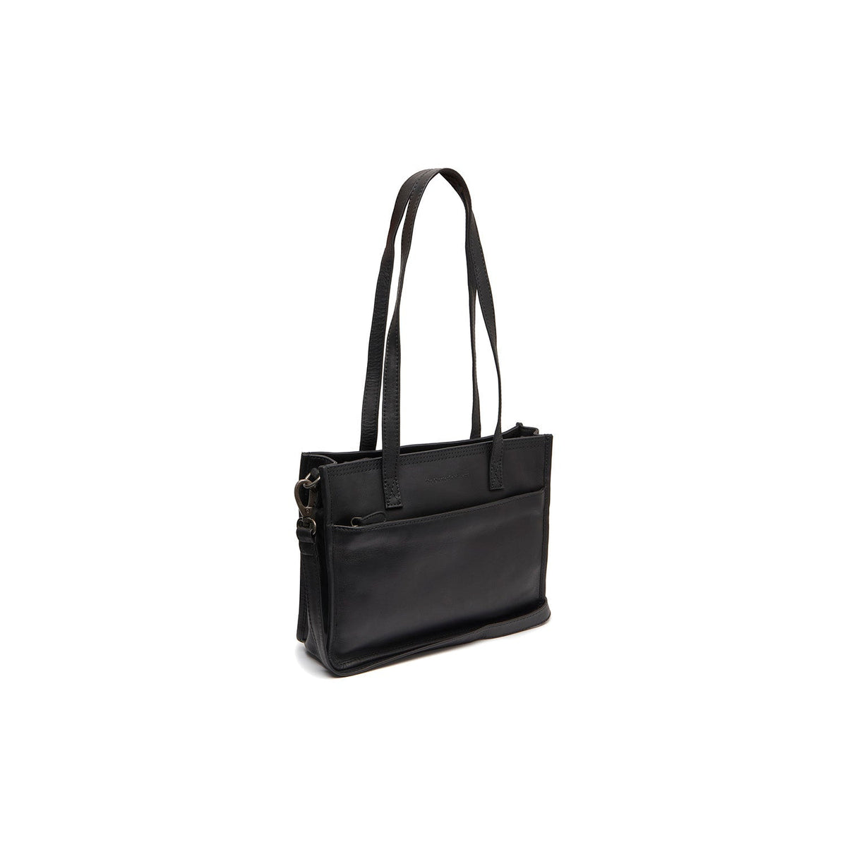 Estella Full-Grain Leather Tote Bag für Damen in Classic 100% Full-Grain Leather - Full Exterior Front Profile View | Online Kaufen