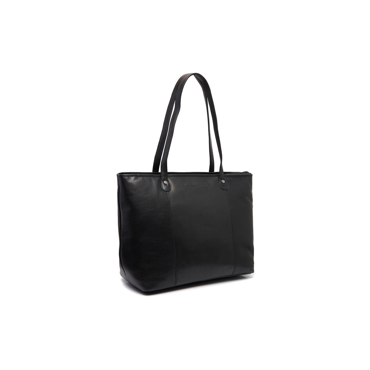 Ferrera Full-Grain Leather Tote Bag für Damen in Classic 100% Full-Grain Leather - Full Exterior Front Profile View | Online Kaufen