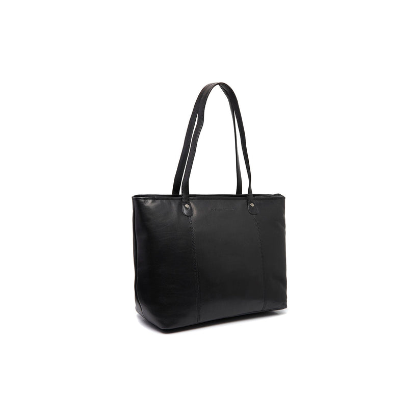 Ferrera Full-Grain Leather Tote Bag in Classic 100% Full-Grain Leather - Full Exterior Front Profile View | Buy Online