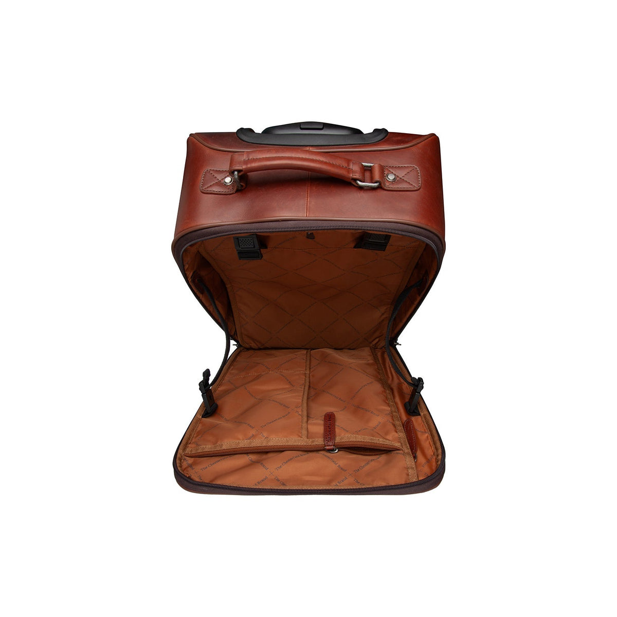 
Tailored Rib Cuffs & Hem Craftsmanship Construction Detail on Leather Trolley San Marino für Damen für Damen