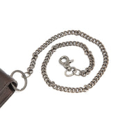 Bora Full-Grain Leather Waiter Wallet für Damen - Structured Side Profile Showing Gusset Depth &amp; Expansion Capacity
