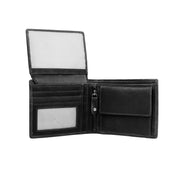 
Classic 100% Full-Grain leather Wallet - Rückansicht mit verstärkten Lederträgern & handwerklichen Nähten
