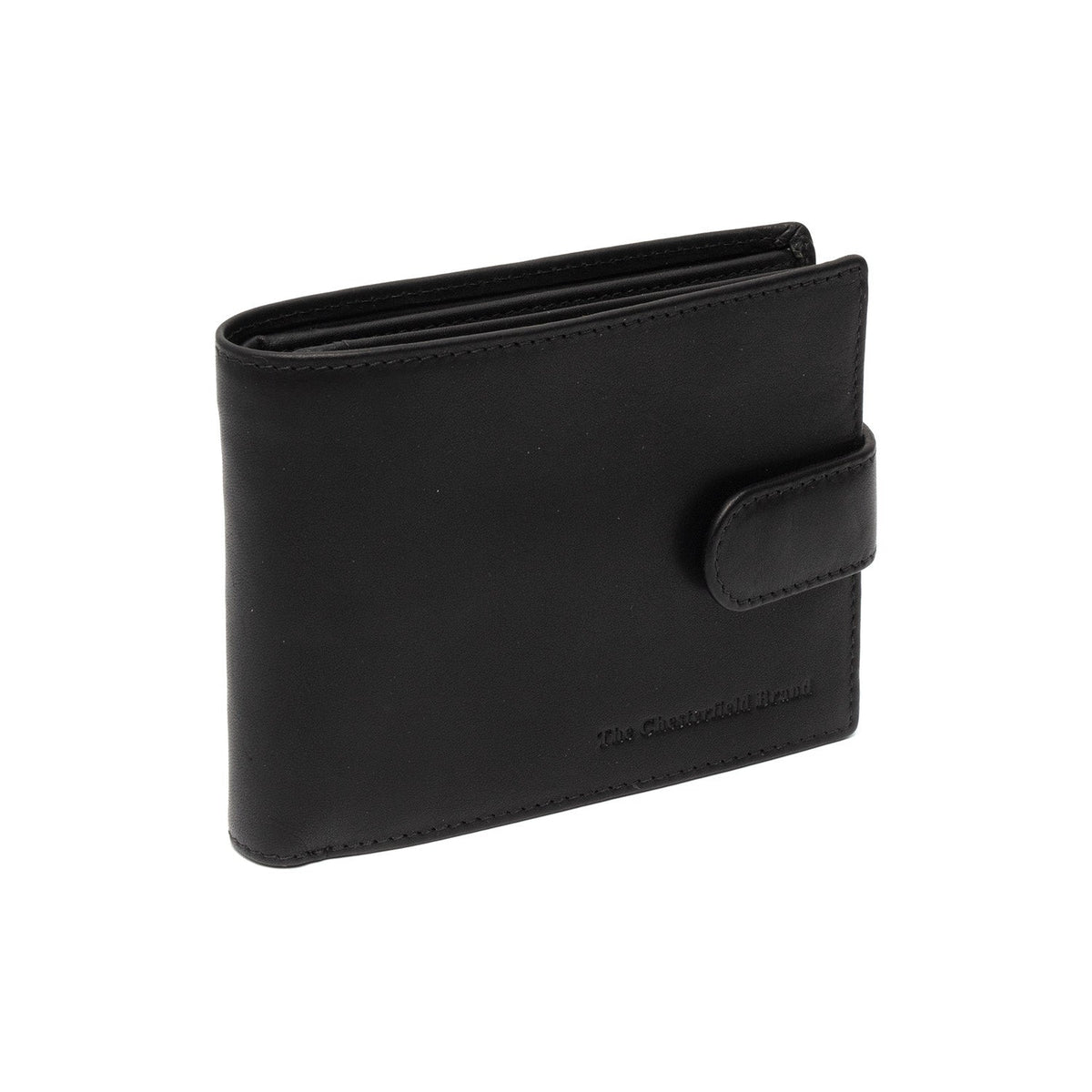 Curtis Full-Grain Ledergeldbörse für Herren in Classic 100% Full-Grain Leather - Full Exterior Front Profile View | Online Kaufen