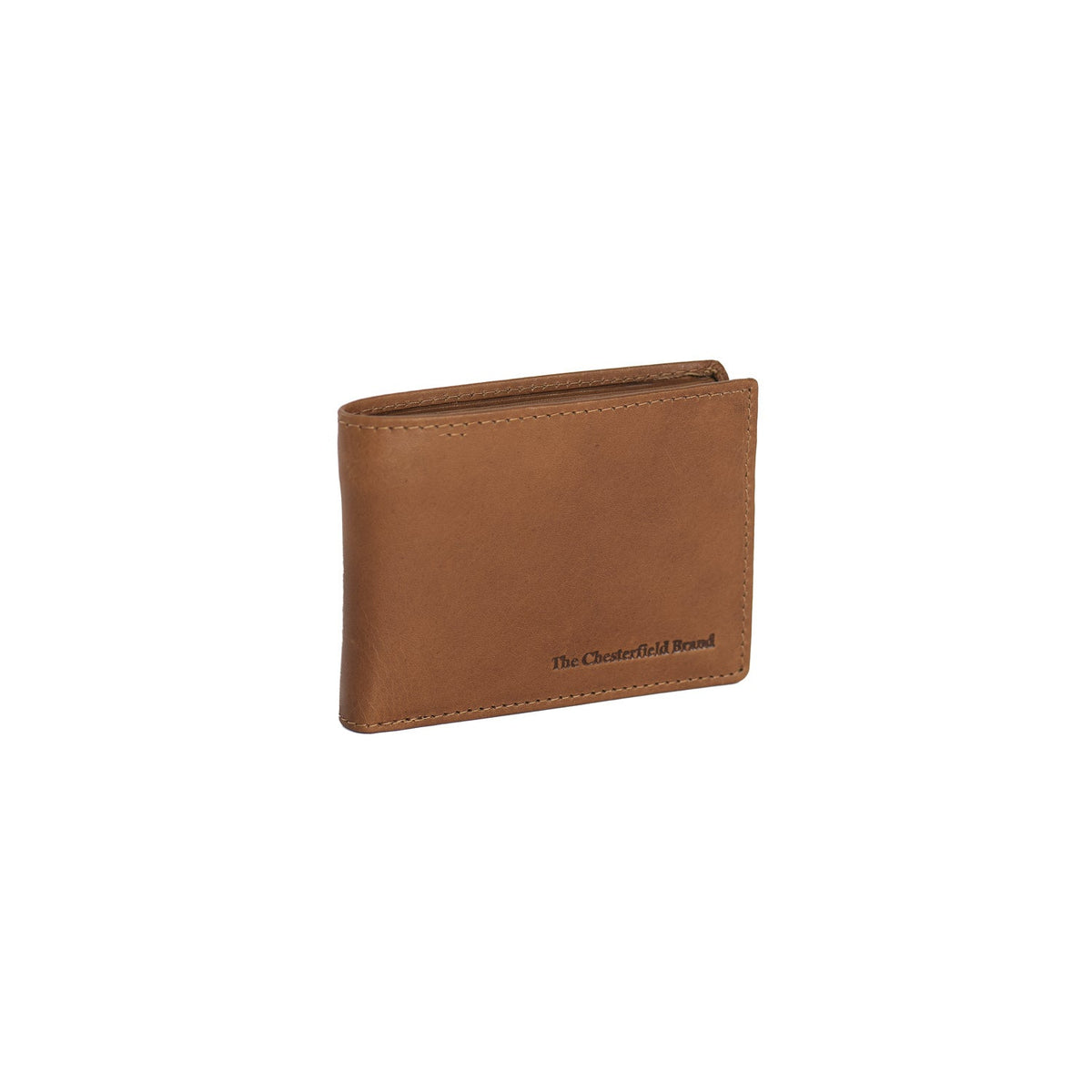 Cognac Leather Wallet Enzo, front view