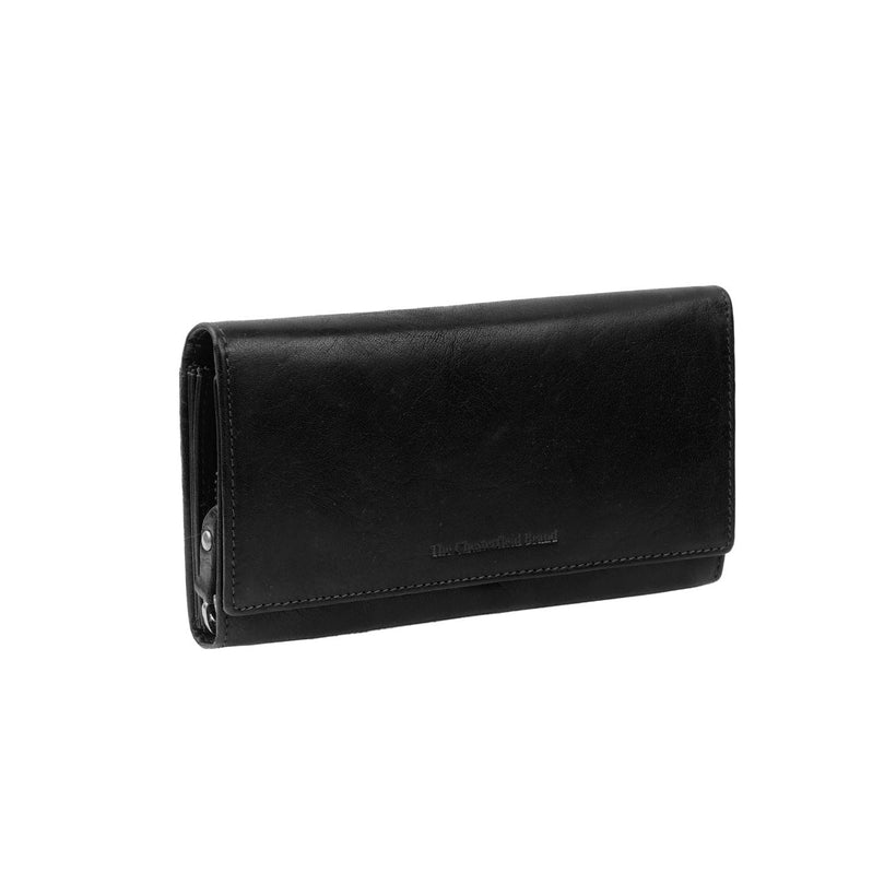 Hampton Full-Grain Leather Wallet in Classic 100% Full-Grain Leather - Full Exterior Front Profile View | Buy Online