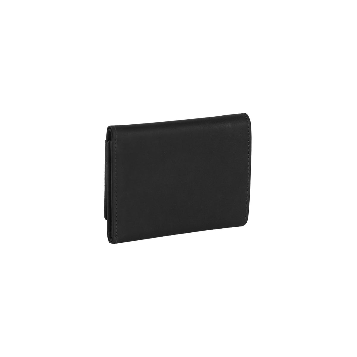 Hartfort Full-Grain Ledergeldbörse für Damen - Structured Side Profile Showing Gusset Depth &amp; Expansion Capacity
