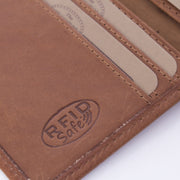 
Cognac Leather Wallet Hereford, detail view 1