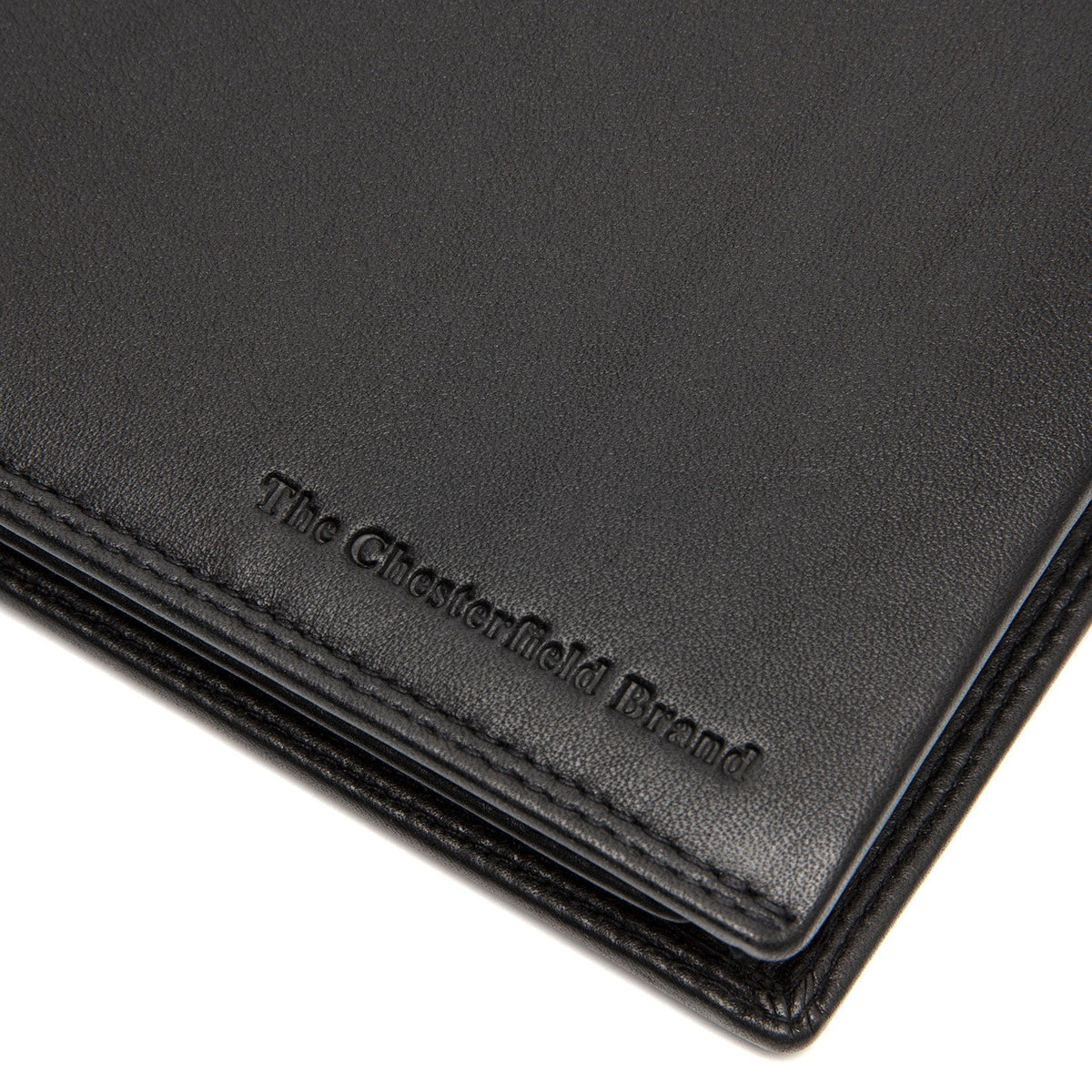 
Solid Antique Brass Hardware & Heavy-Duty Dual Zipper Detail on Lynnwood Vollnarbenleder-Geldbörse