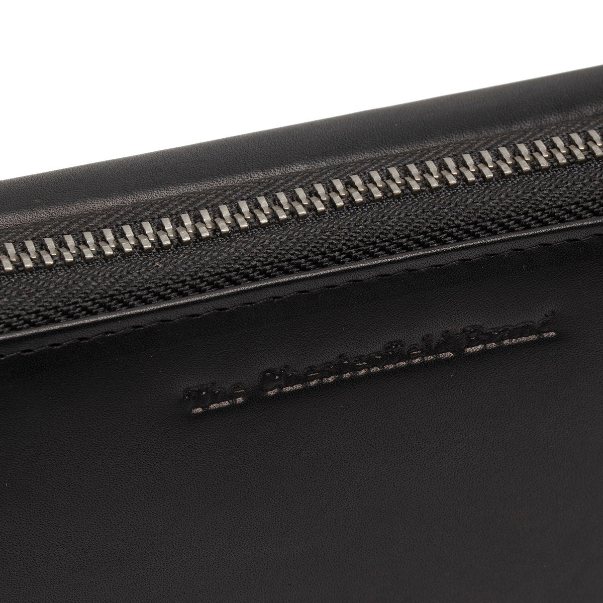 
Classic 100% Full-Grain leather Wallet - Rückansicht mit verstärkten Lederträgern & handwerklichen Nähten