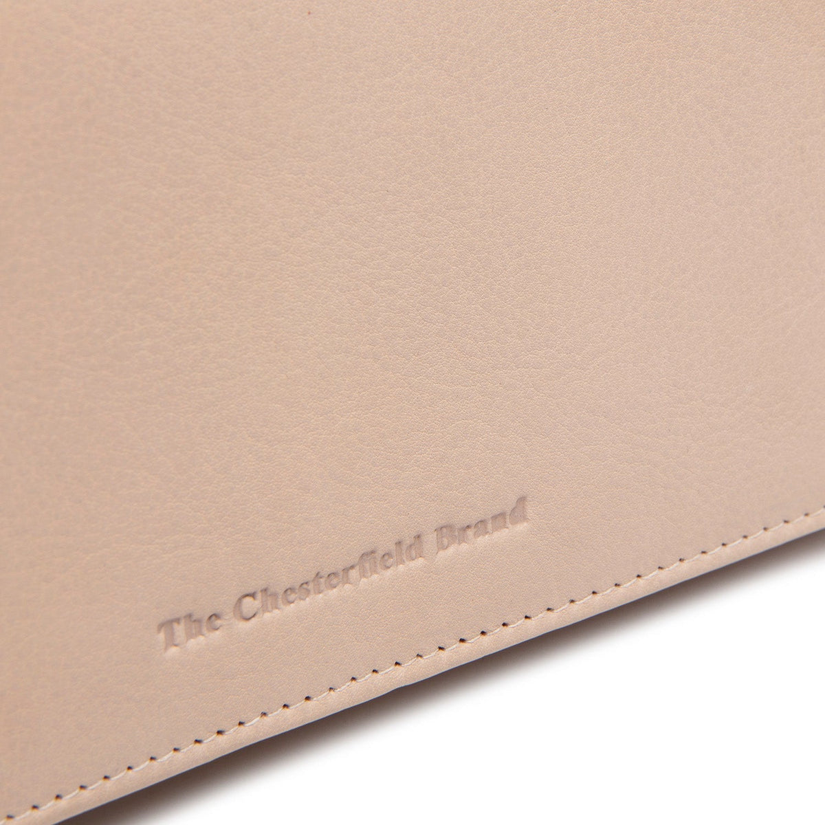 
Classic 100% Full-Grain leather Wallet - Rückansicht mit verstärkten Lederträgern & handwerklichen Nähten