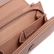 
Vintage Rose Leather Wallet Valetta, detail view 3
