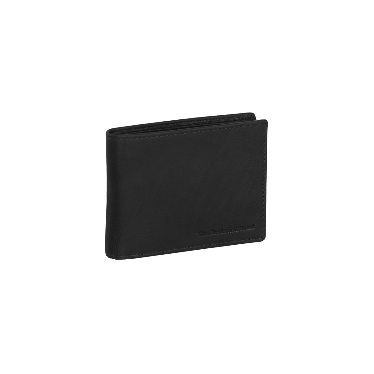Walid Full-Grain Ledergeldbörse für Herren in Classic 100% Full-Grain Leather - Full Exterior Front Profile View | Online Kaufen