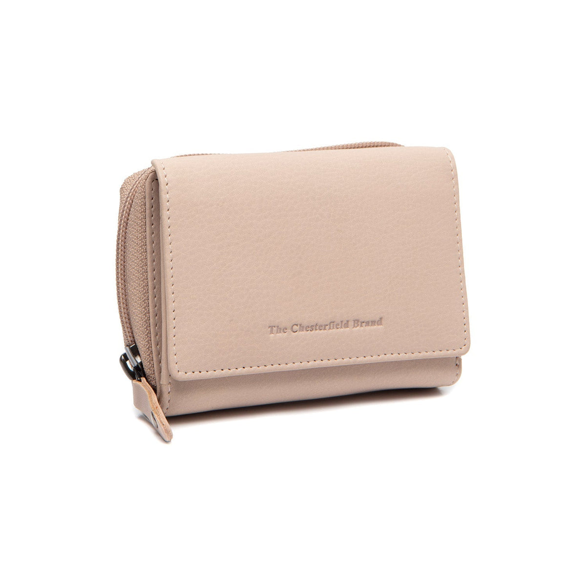 Zelan Full-Grain Ledergeldbörse für Damen in Classic 100% Full-Grain Leather - Full Exterior Front Profile View | Online Kaufen