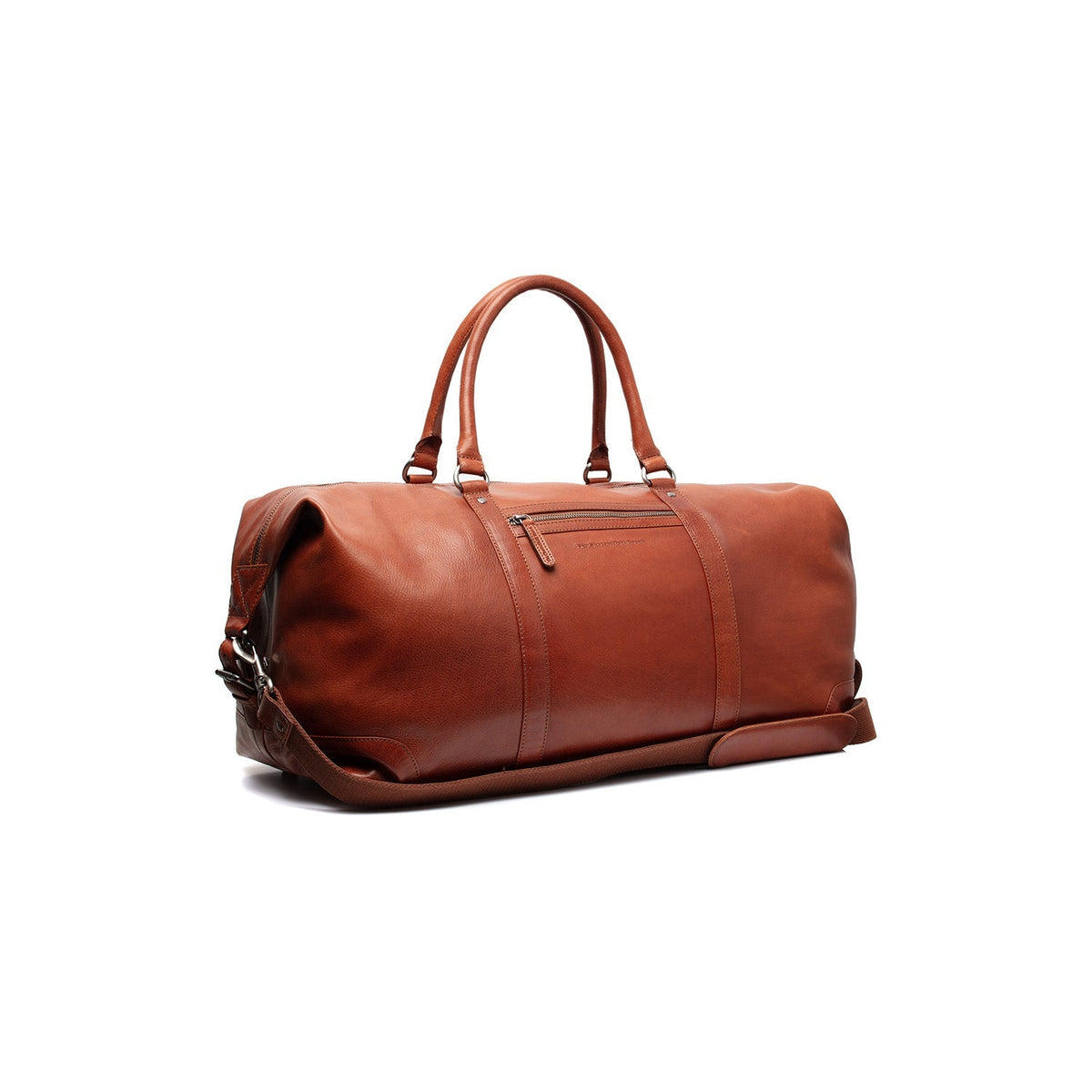 Cavoli Full-Grain Leather Weekender Bag für Damen in Classic 100% Full-Grain Leather - Full Exterior Front Profile View | Online Kaufen
