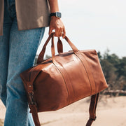 Conor Full-Grain Leather Weekender Bag für Damen – Zusätzliche Produktansicht 2