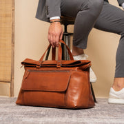 Lazio Full-Grain Leather Weekender Bag für Damen – Zusätzliche Produktansicht 3