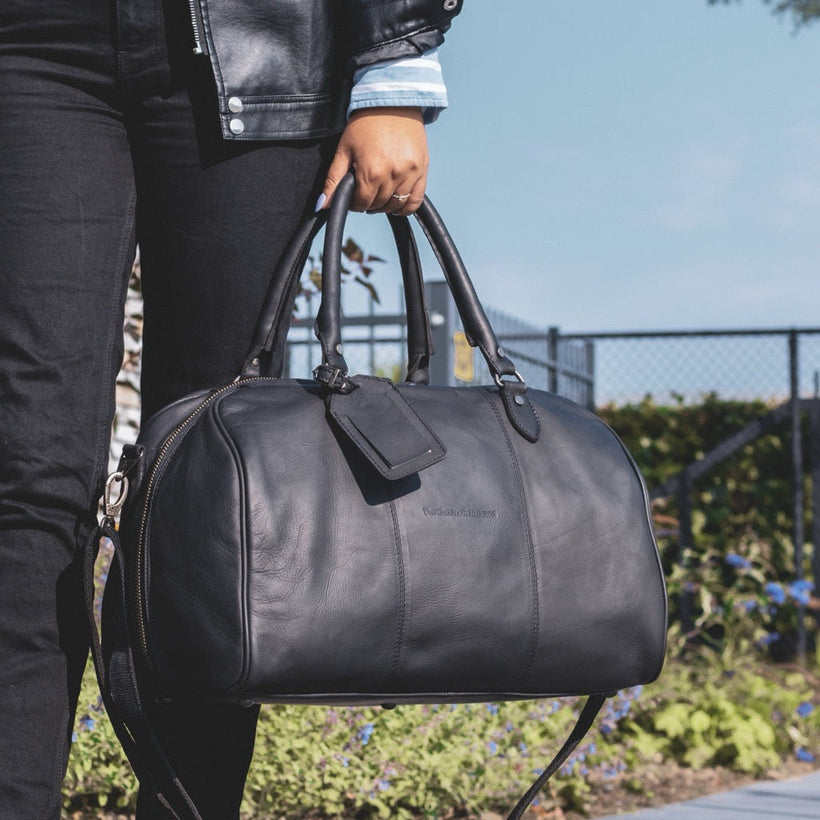 Liam Full-Grain Leather Weekender Bag für Damen