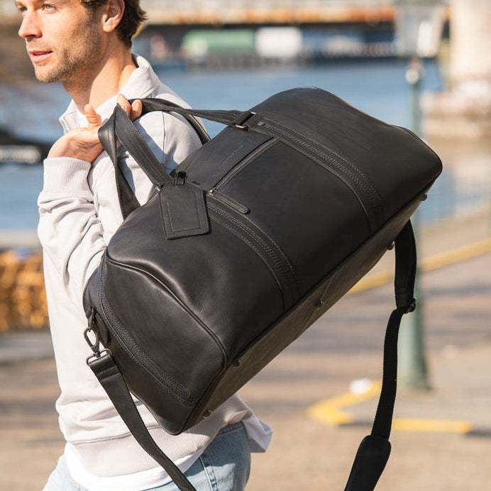 Rivaro Full-Grain Leather Weekender Bag für Damen