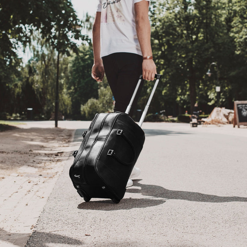 Leather Weekender Trolley Jayven für Damen