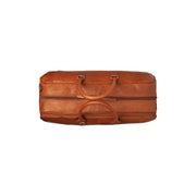 Cognac Leather Weekender Trolley Jayven für Damen, detail view 5