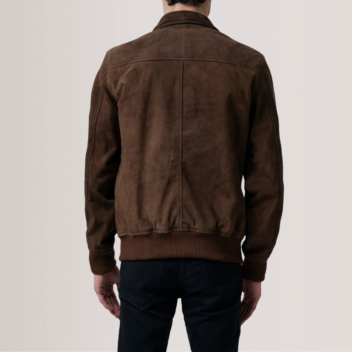 
Lester Braun Suede Leder-Bomberjacke für Herren – alternate product view 5