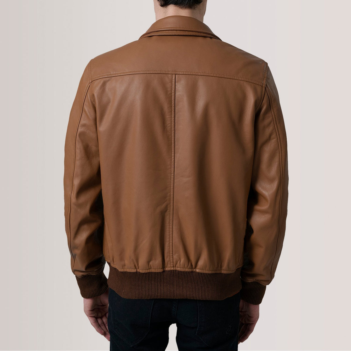 
Lester Braun Suede Leder-Bomberjacke für Herren – alternate product view 5