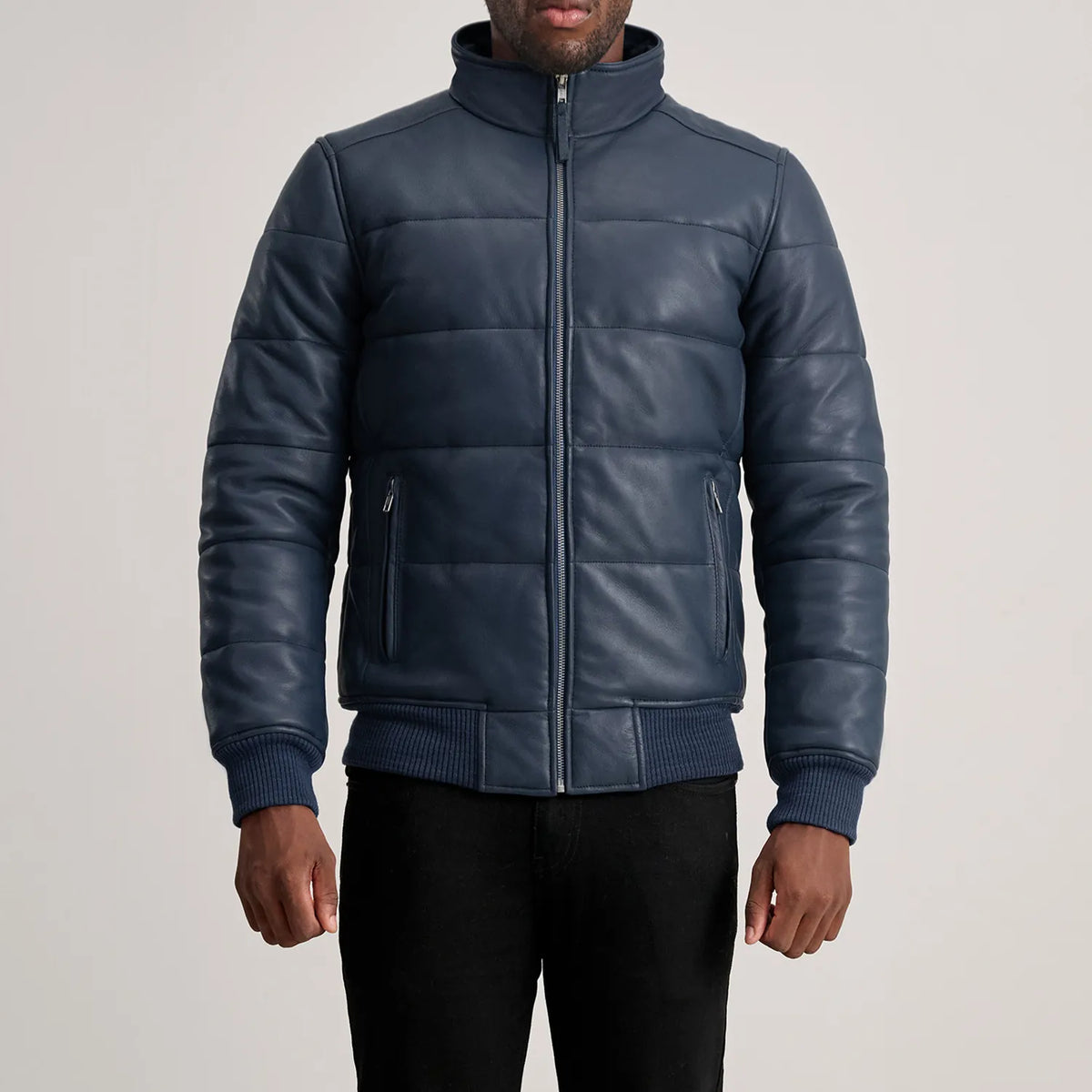 Lucas Leder-Bomberjacke für Herren – Zusätzliche Produktansicht 4