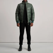 Lucas Leder-Bomberjacke für Herren – Zusätzliche Produktansicht 3