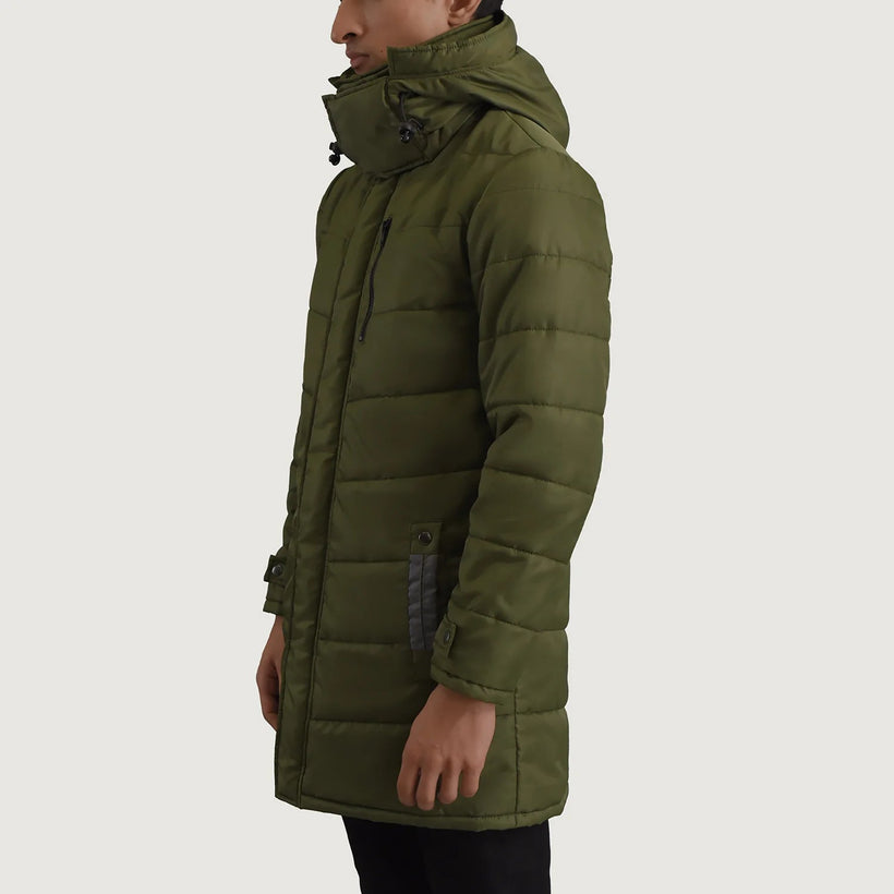 Moore Grün Hooded Parka für Herren