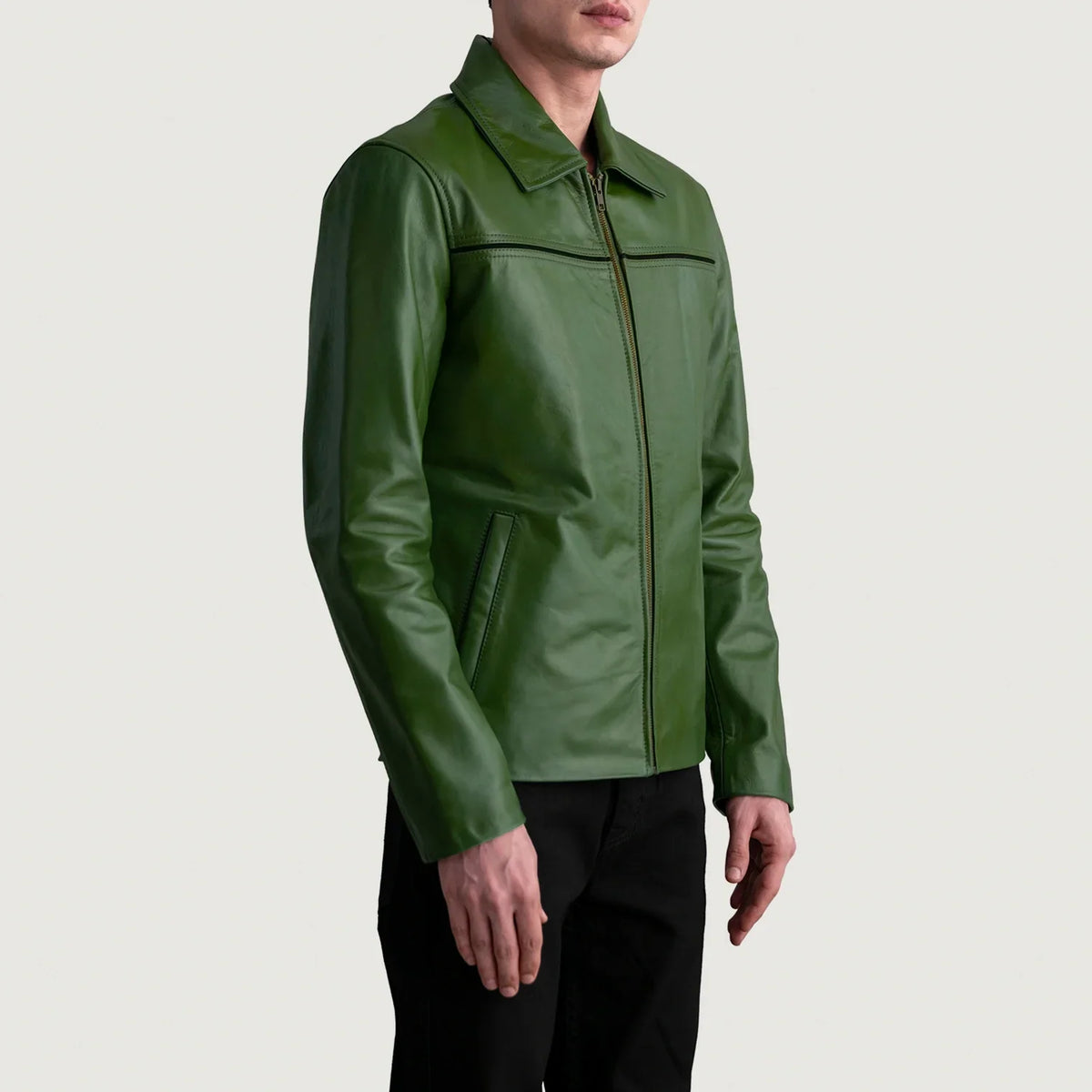Mystical Lederjacke für Herren – Zusätzliche Produktansicht 2
