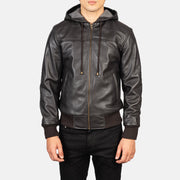 Nintenzo Leder-Bomberjacke für Herren – Zusätzliche Produktansicht 4