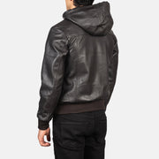 Nintenzo Leder-Bomberjacke für Herren – Zusätzliche Produktansicht 5