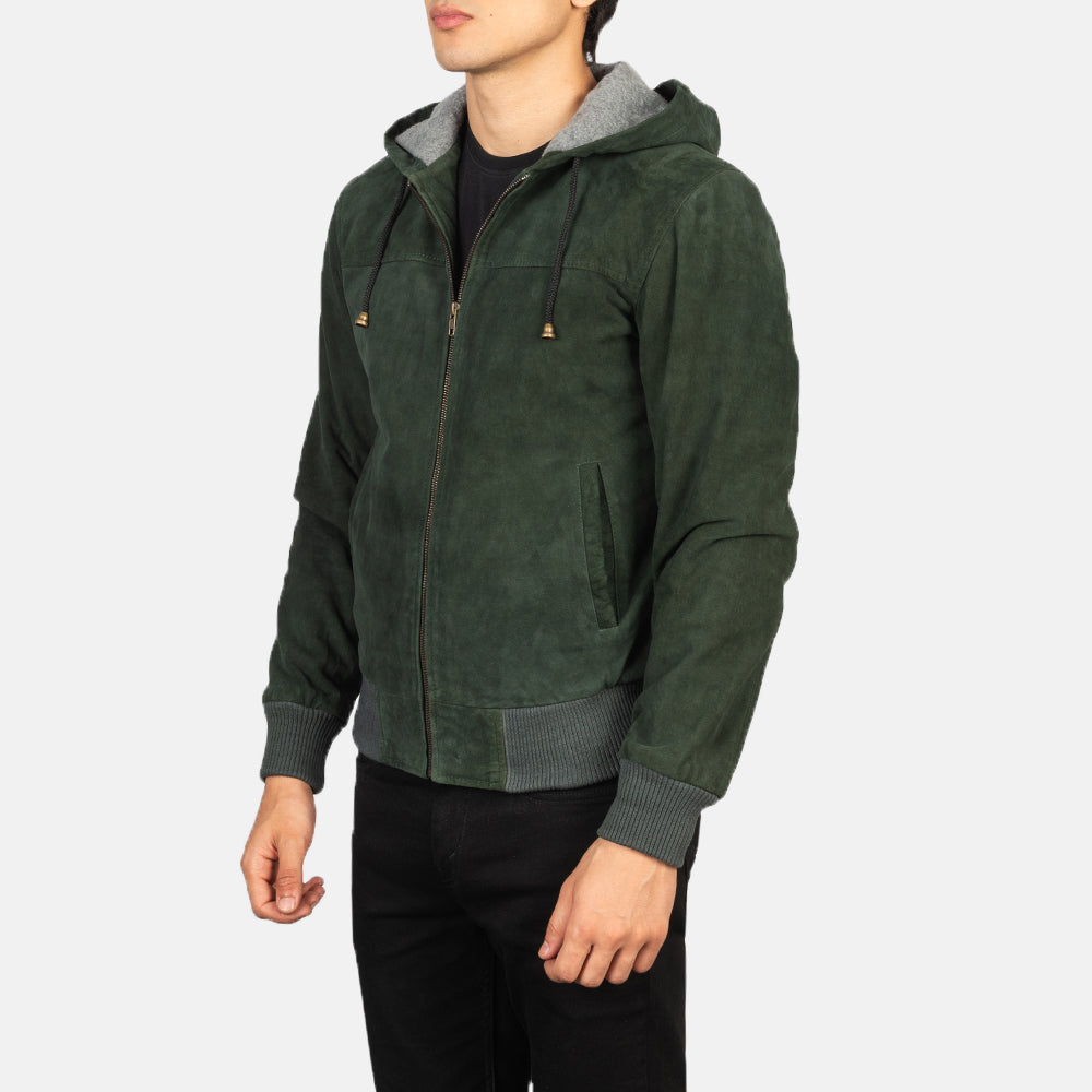 Nintenzo Leder-Bomberjacke für Herren – Zusätzliche Produktansicht 2