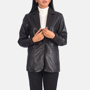 Norma Lederblazer für Damen – Zusätzliche Produktansicht 2