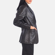 Norma Lederblazer für Damen – Zusätzliche Produktansicht 3