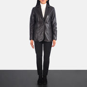 Norma Lederblazer für Damen – Zusätzliche Produktansicht 4