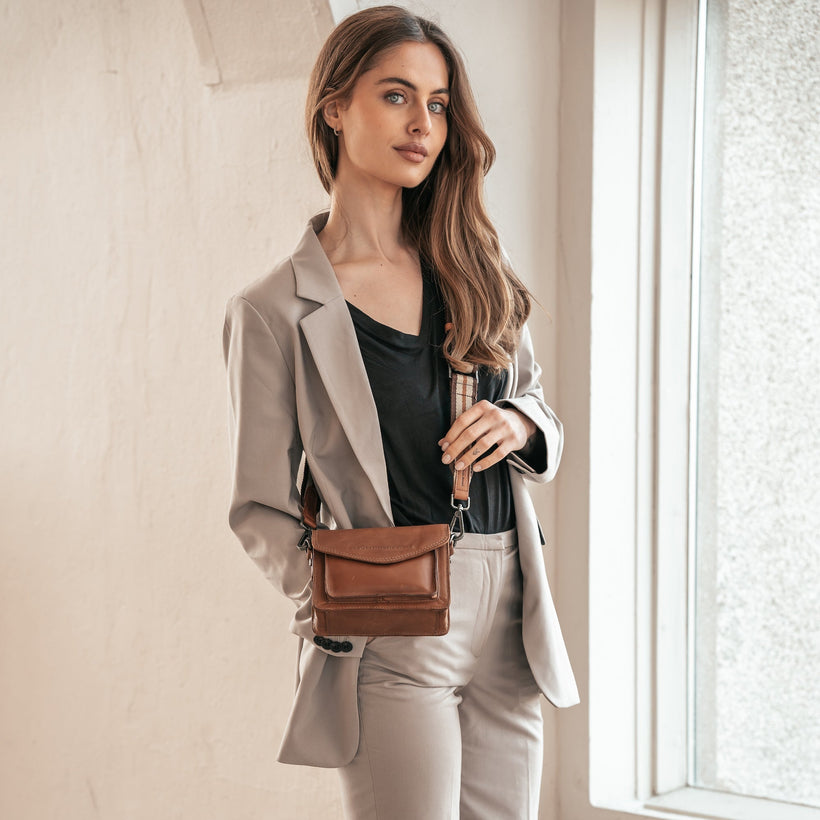 Beige Shoulder Strap für Damen