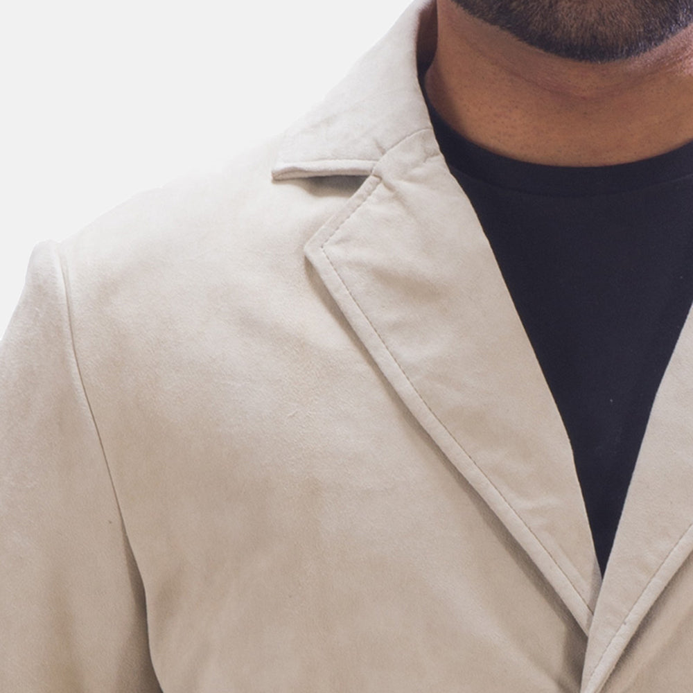 Men's Professor By Day Suede Lederblazer für Herren - Seitenansicht mit ergonomischem Ärmelschnitt